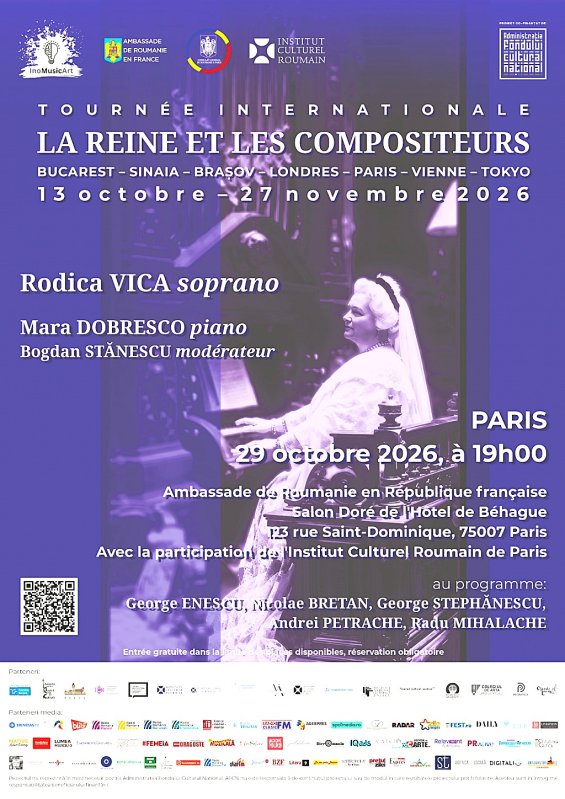 Turneul internațional „Regina și compozitorii” ajunge la Paris 378377