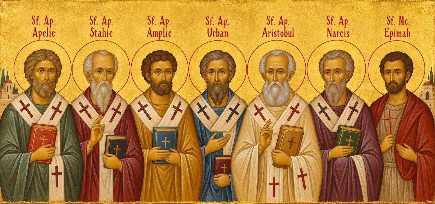 Sf. Ap. Apelie, Stahie, Amplie, Urban, Aristobul şi Narcis; Sf. Mc. Epimah 379009