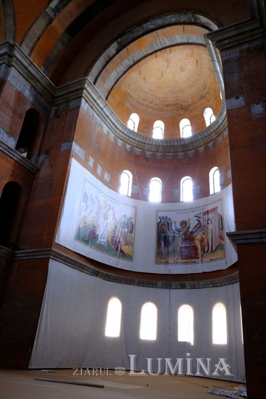 Stadiul lucrărilor pe șantierul Catedralei Naționale 117251