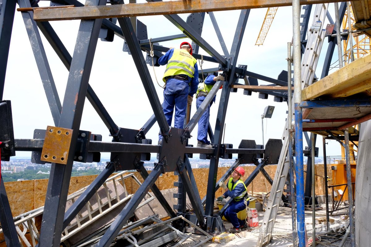 Stadiul lucrărilor pe șantierul Catedralei Naționale 117263