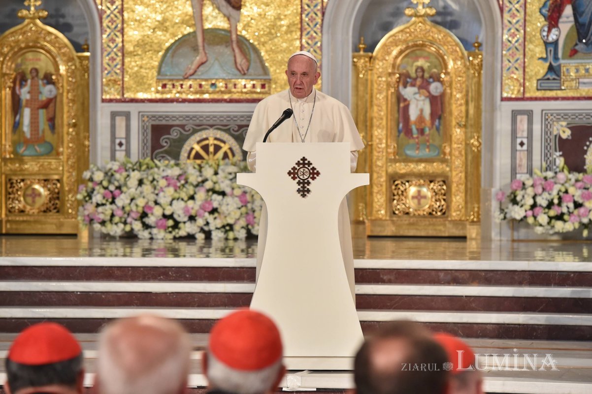 Papa Francisc a vizitat Catedrala Mântuirii Neamului 117572