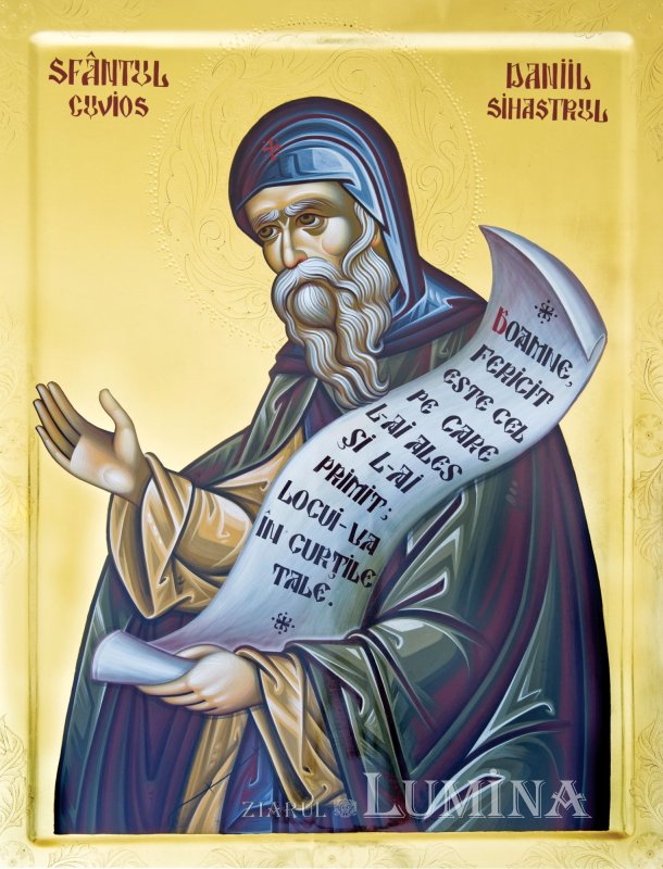 Acatistul Sfântului Cuvios Daniil Sihastrul (18 Decembrie) 318885