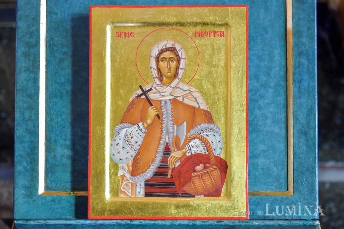 Sfânta Muceniță Filofteia, cinstită în Bucureşti 130082