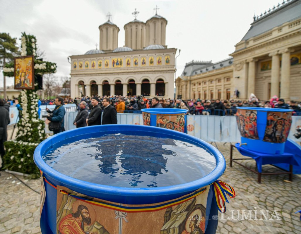 Binecuvântarea Iordanului la Catedrala Patriarhală din București 136506