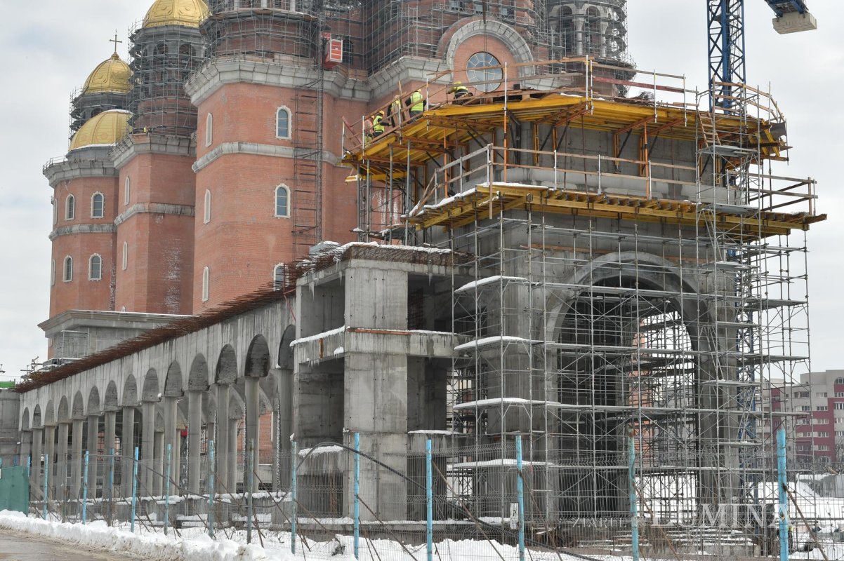 Stadiul lucrărilor pe șantierul Catedralei Naționale 138840