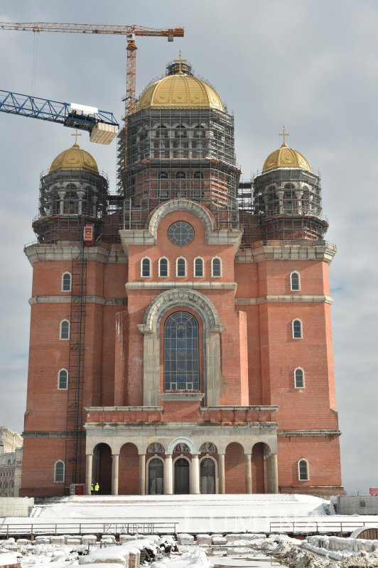 Stadiul lucrărilor pe șantierul Catedralei Naționale 138845
