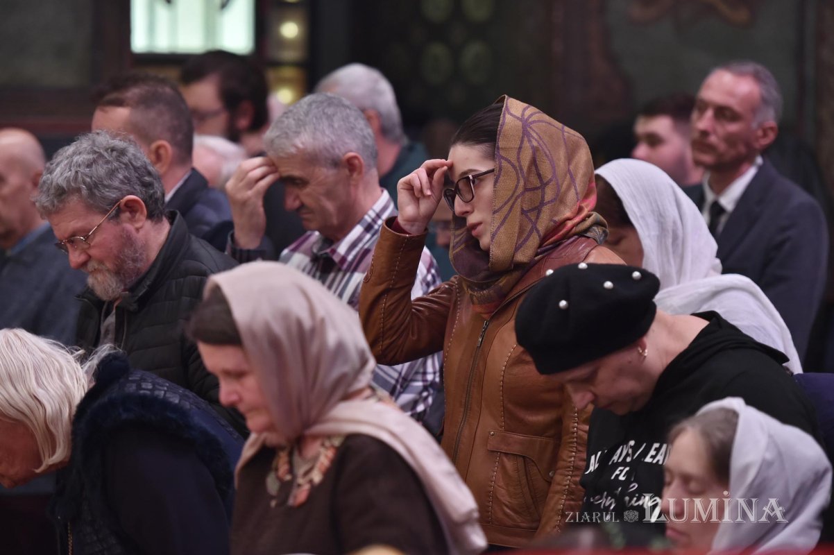 Ultima parte a slujbei Canonului Mare, la Catedrala Patriarhală 140486