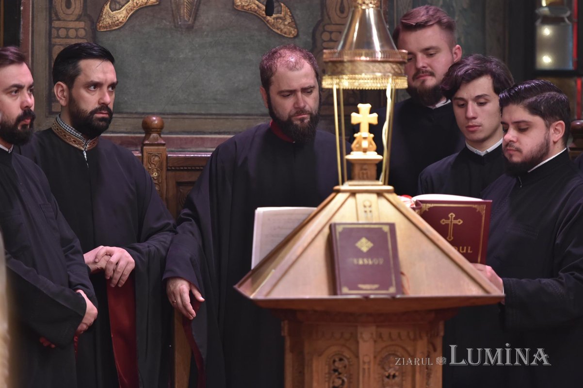 Ultima parte a slujbei Canonului Mare, la Catedrala Patriarhală 140487