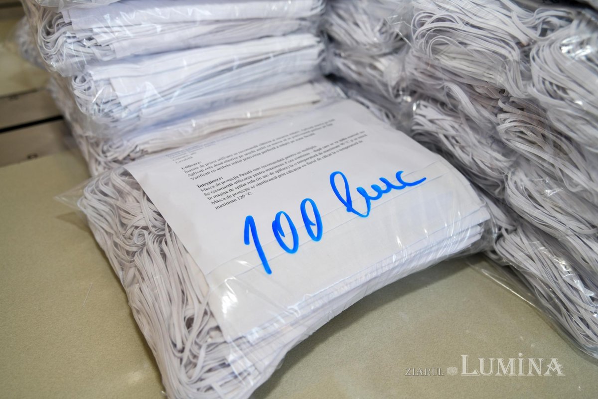 Arhiepiscopia Bucureștilor confecționează măști și combinezoane de protecție 142355