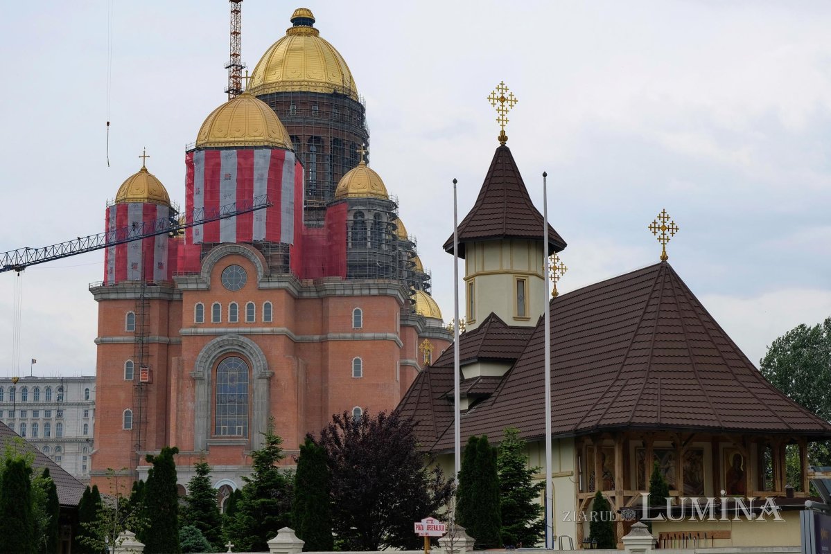 Lucrările continuă pe șantierul Catedralei Mântuirii Neamului 145109