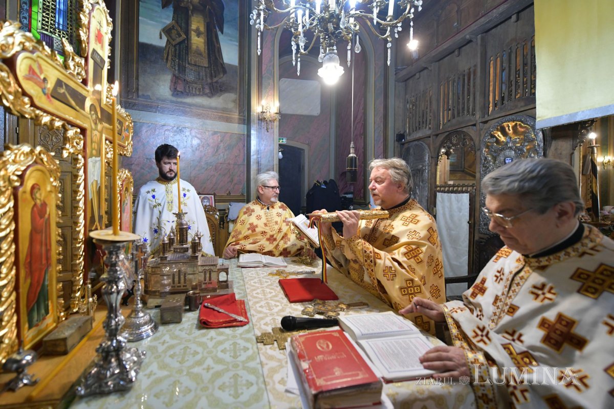 Sărbătorirea Mucenicului Ciprian la Biserica Zlătari din Capitală 154016