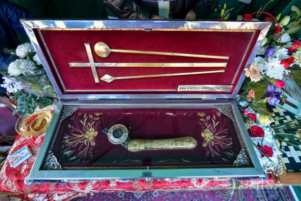 Sărbătorirea Mucenicului Ciprian la Biserica Zlătari din Capitală 154025