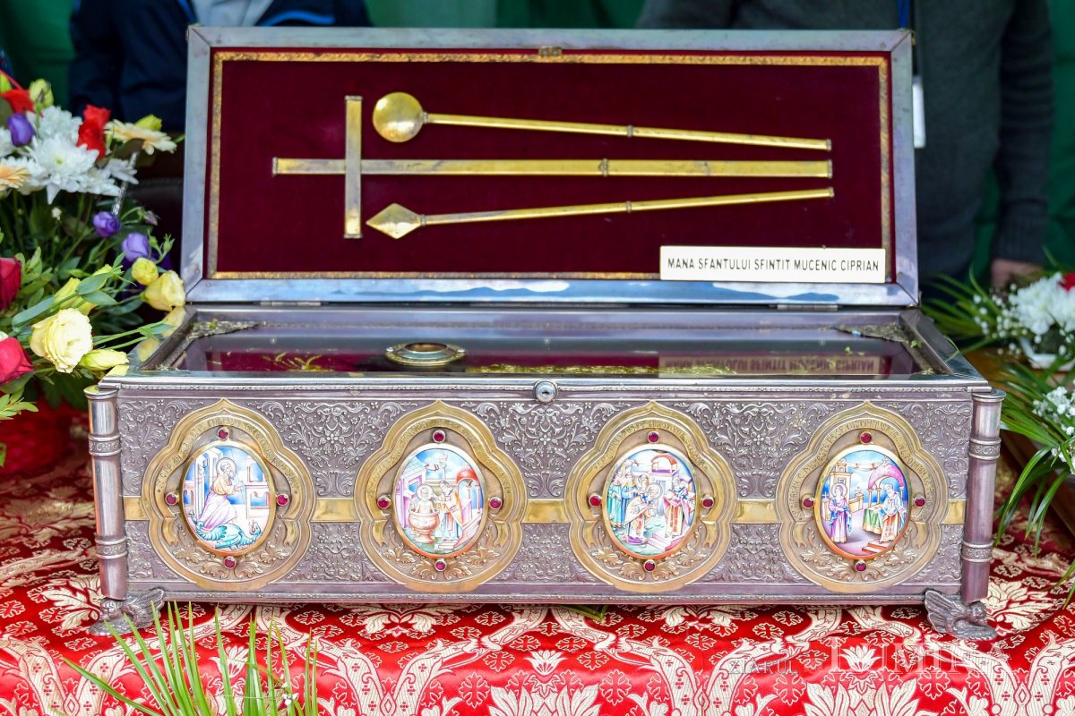 Sărbătorirea Mucenicului Ciprian la Biserica Zlătari din Capitală 154029