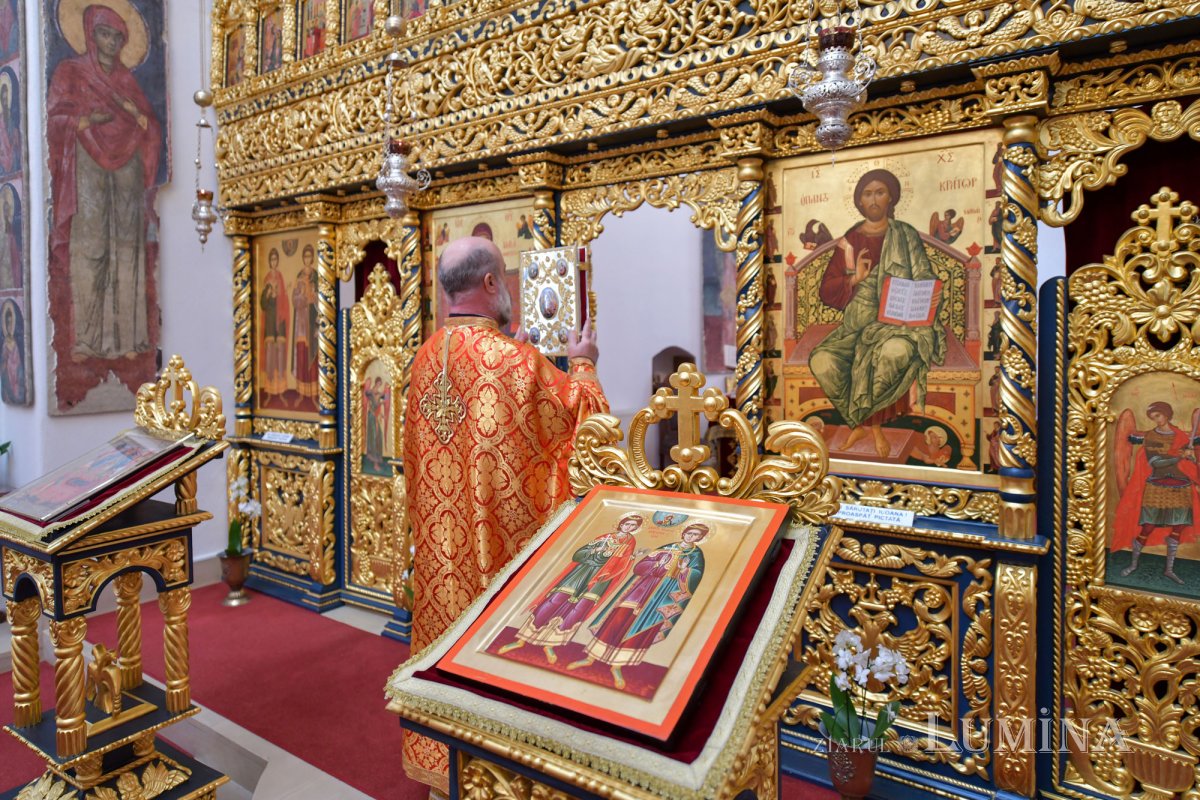 Mucenicii Serghie şi Vah, cinstiţi în biserica din incinta Palatului Cotroceni 154346