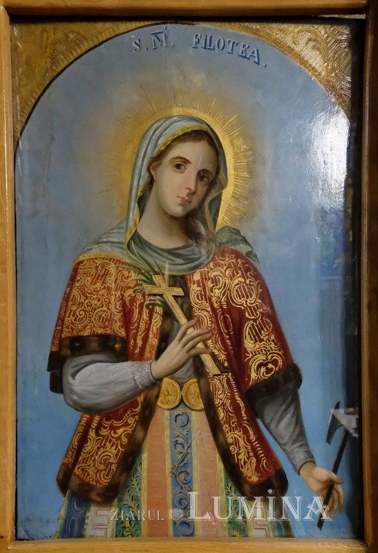 Veșmânt al Muceniței Filofteia la Biserica Oborul Vechi din Capitală 155307