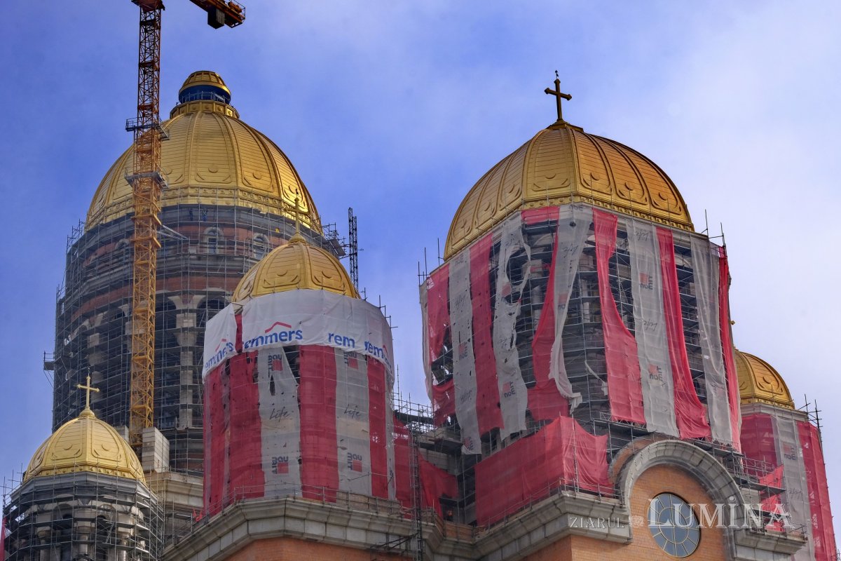 Stadiul lucrărilor pe șantierul Catedralei Naționale 157061