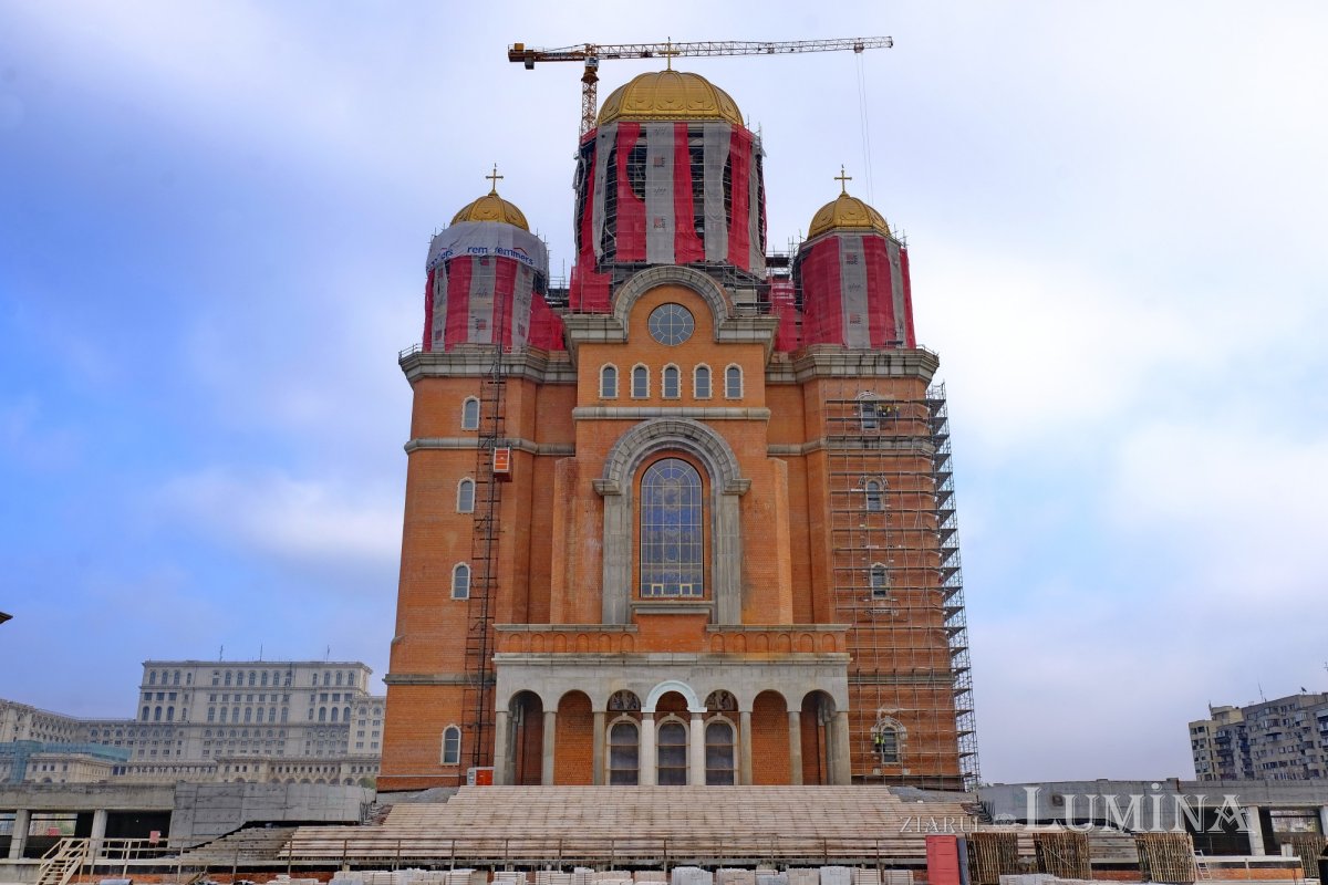 Stadiul lucrărilor pe șantierul Catedralei Naționale 157069