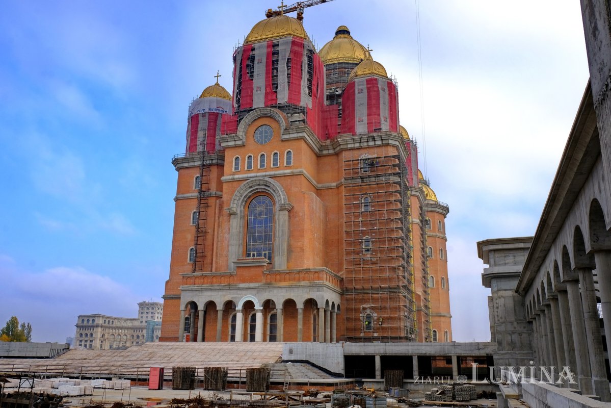Stadiul lucrărilor pe șantierul Catedralei Naționale 157070