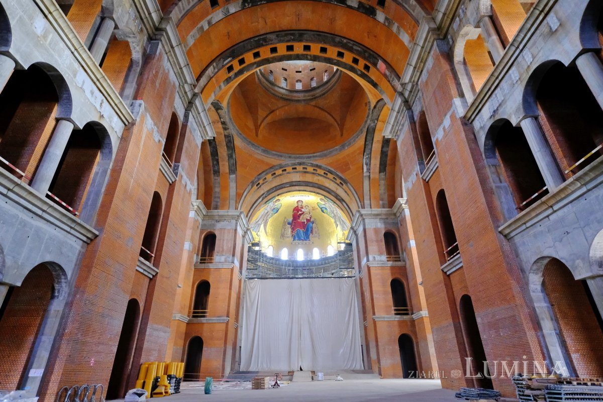 Stadiul lucrărilor pe șantierul Catedralei Naționale 157071