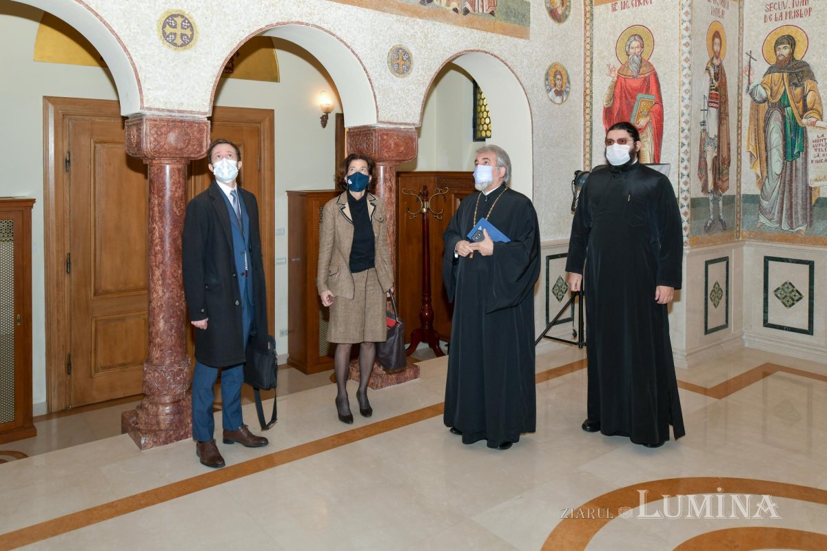 Noua ambasadoare a Franţei în vizită de prezentare la Patriarhia Română 157506