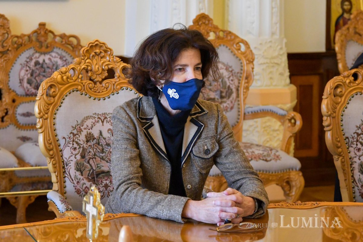 Noua ambasadoare a Franţei în vizită de prezentare la Patriarhia Română 157518