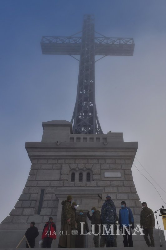 Crucea Eroilor de pe Caraiman a fost resfințită 158493