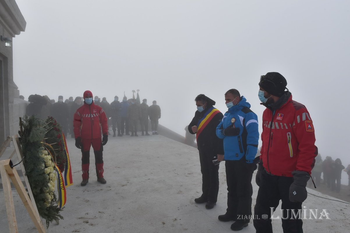 Crucea Eroilor de pe Caraiman a fost resfințită 158512