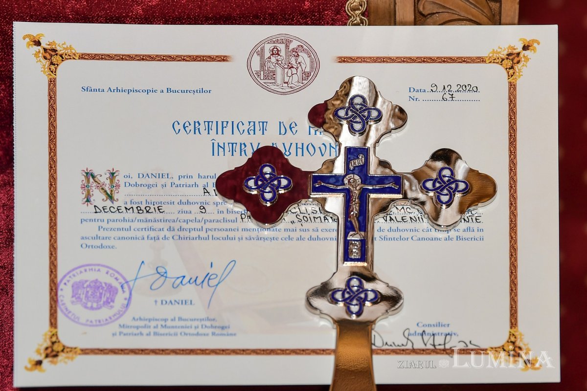 Hirotesii întru duhovnic la Reşedinţa Patriarhală 159196