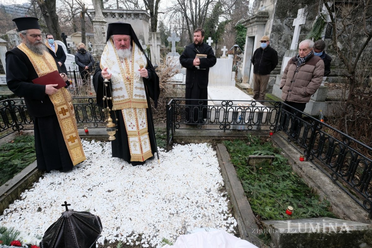 Pomenirea academicianului Ioan Bianu la mormântul său din Capitală 161411