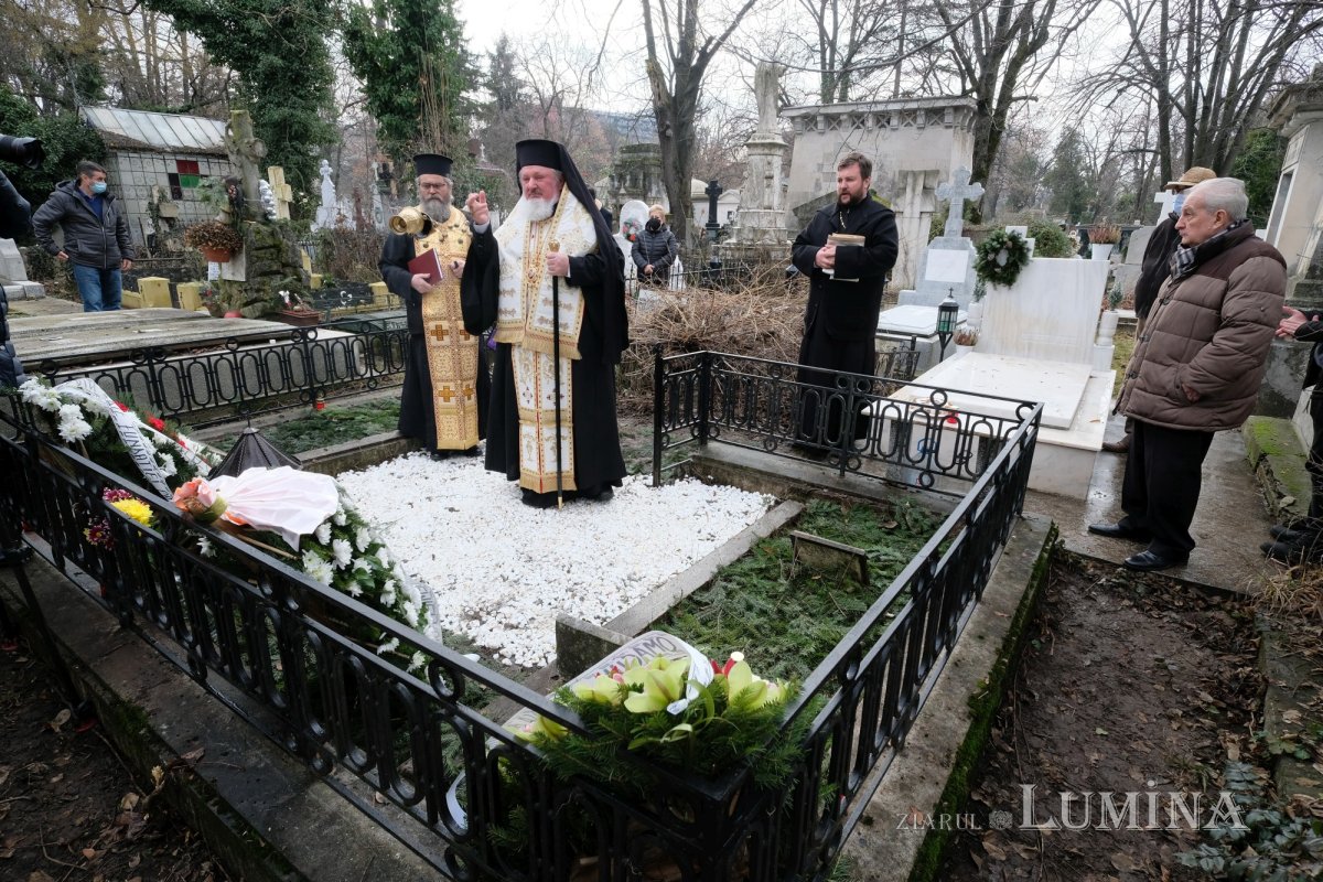 Pomenirea academicianului Ioan Bianu la mormântul său din Capitală 161413