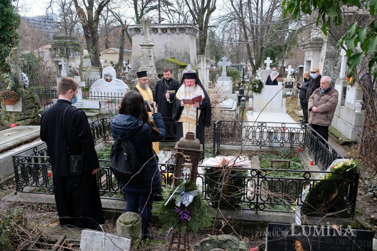 Pomenirea academicianului Ioan Bianu la mormântul său din Capitală 161420