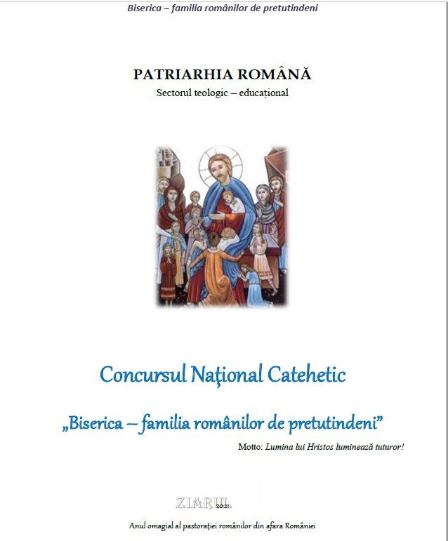 Concursul „Biserica - familia românilor de pretutindeni” în Patriarhia Română 161726