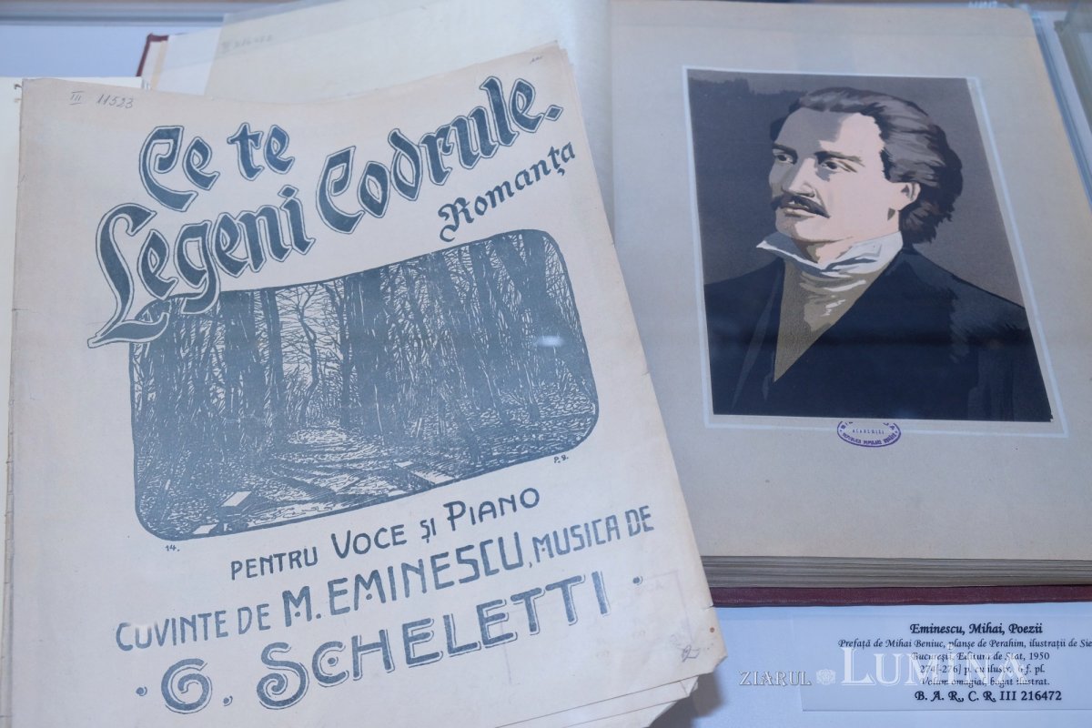 Vernisaj dedicat poetului Mihai Eminescu la Biblioteca Academiei Române 161991