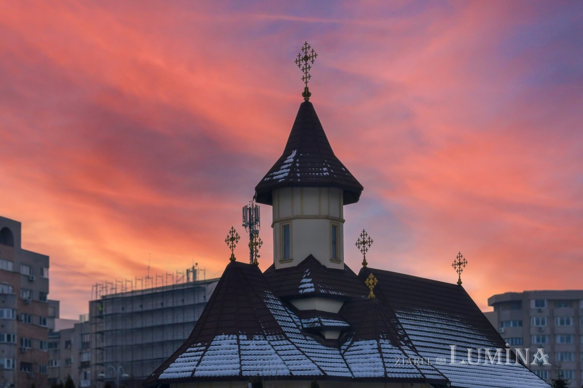 Şantierul Catedralei Naţionale în mijlocul iernii  162249