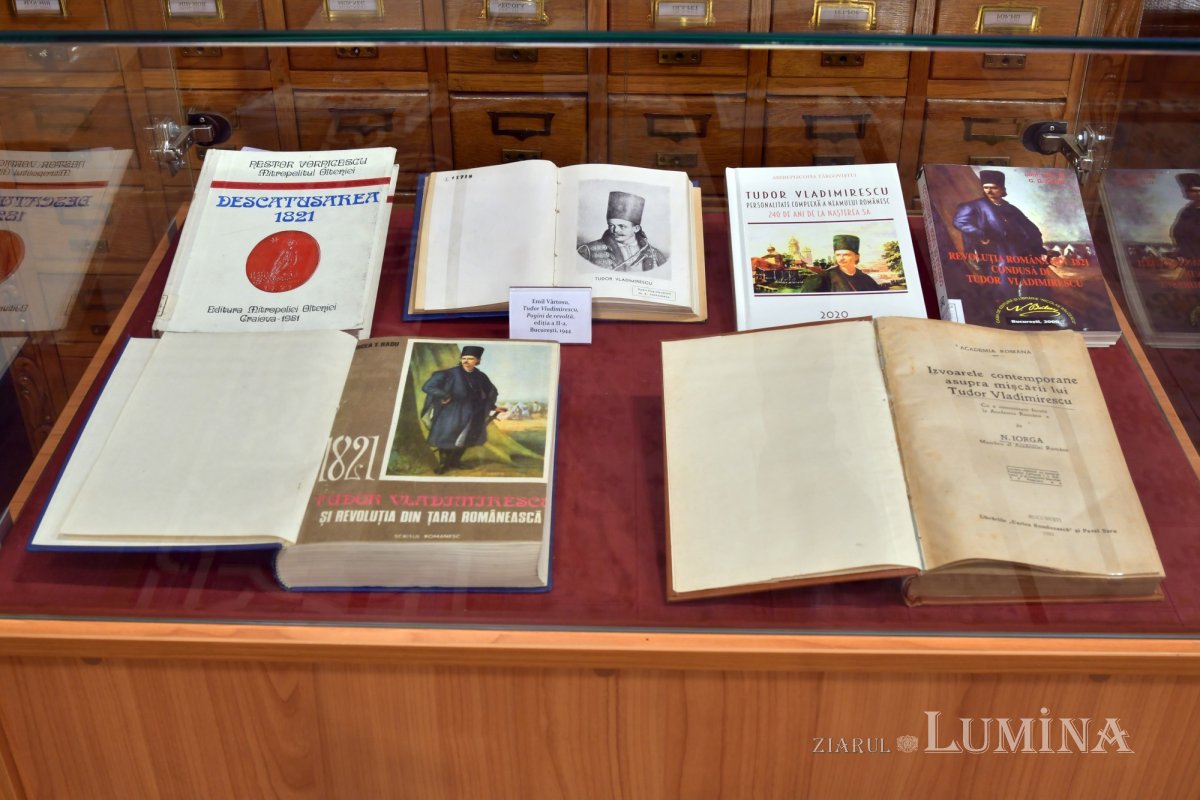 Expoziție dedicată lui Tudor Vladimirescu la Biblioteca Sfântului Sinod 162425