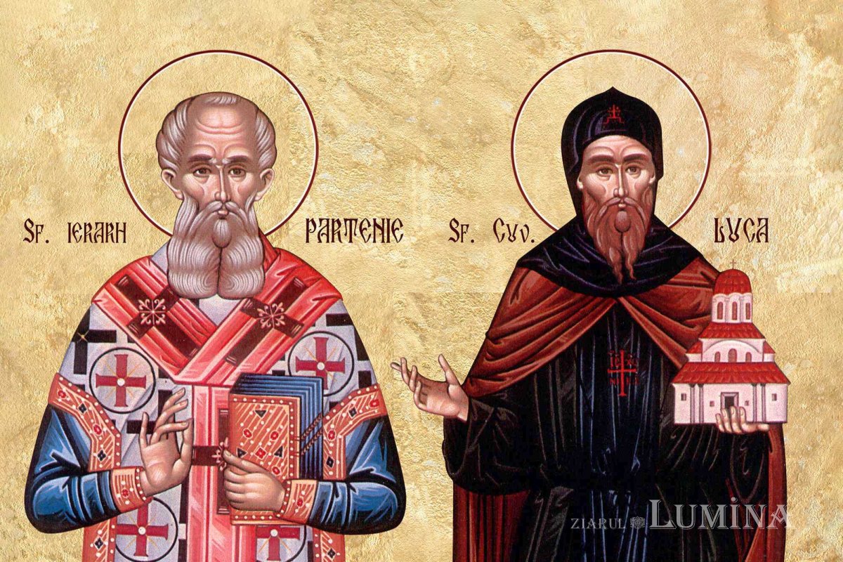 Sf. Ier. Partenie,  Episcopul Lampsacului;  Sf. Cuv. Luca din Elada 163473