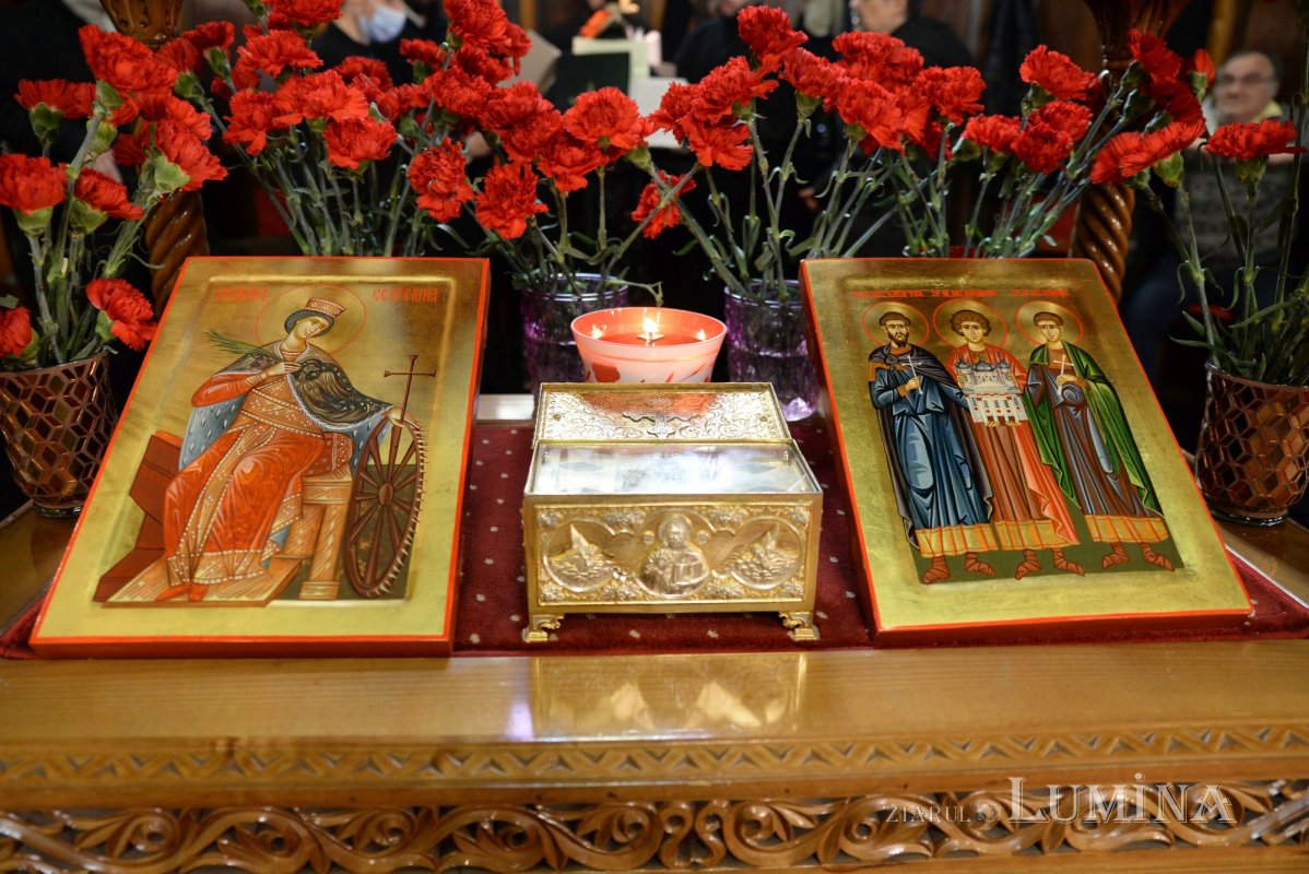 Sfântul Mucenic Teodor Tiron cinstit la o biserică istorică din Capitală 164124