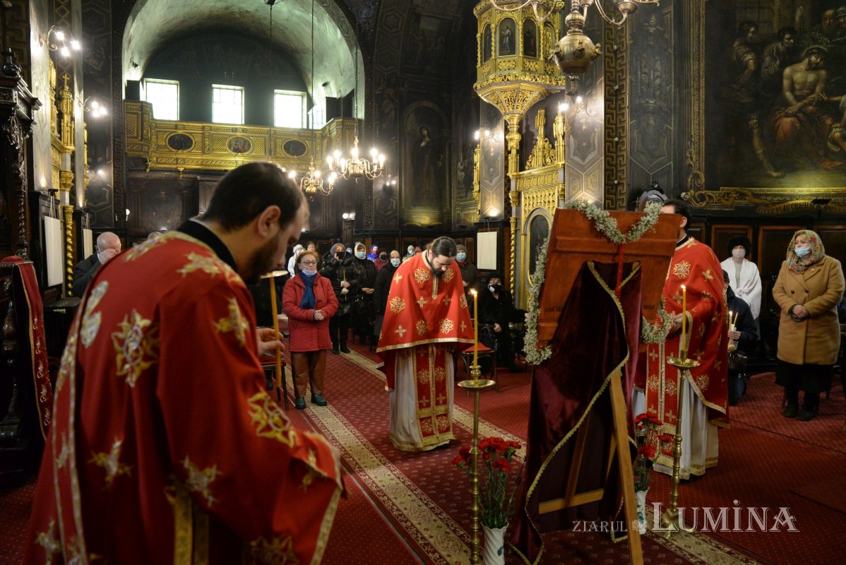 Sfântul Mucenic Teodor Tiron cinstit la o biserică istorică din Capitală 164128