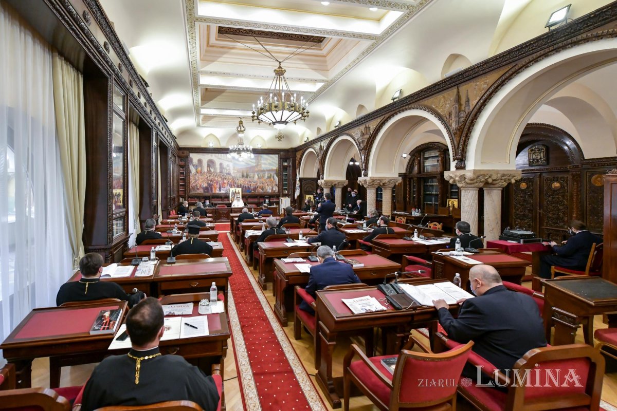 Sedința de lucru a Consiliului Național Bisericesc la Patriarhie 164471