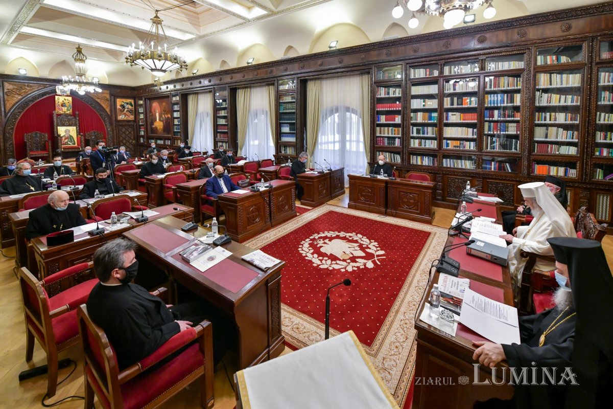 Sedința de lucru a Consiliului Național Bisericesc la Patriarhie 164473