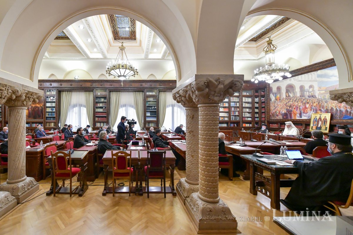 Sedința de lucru a Consiliului Național Bisericesc la Patriarhie 164485
