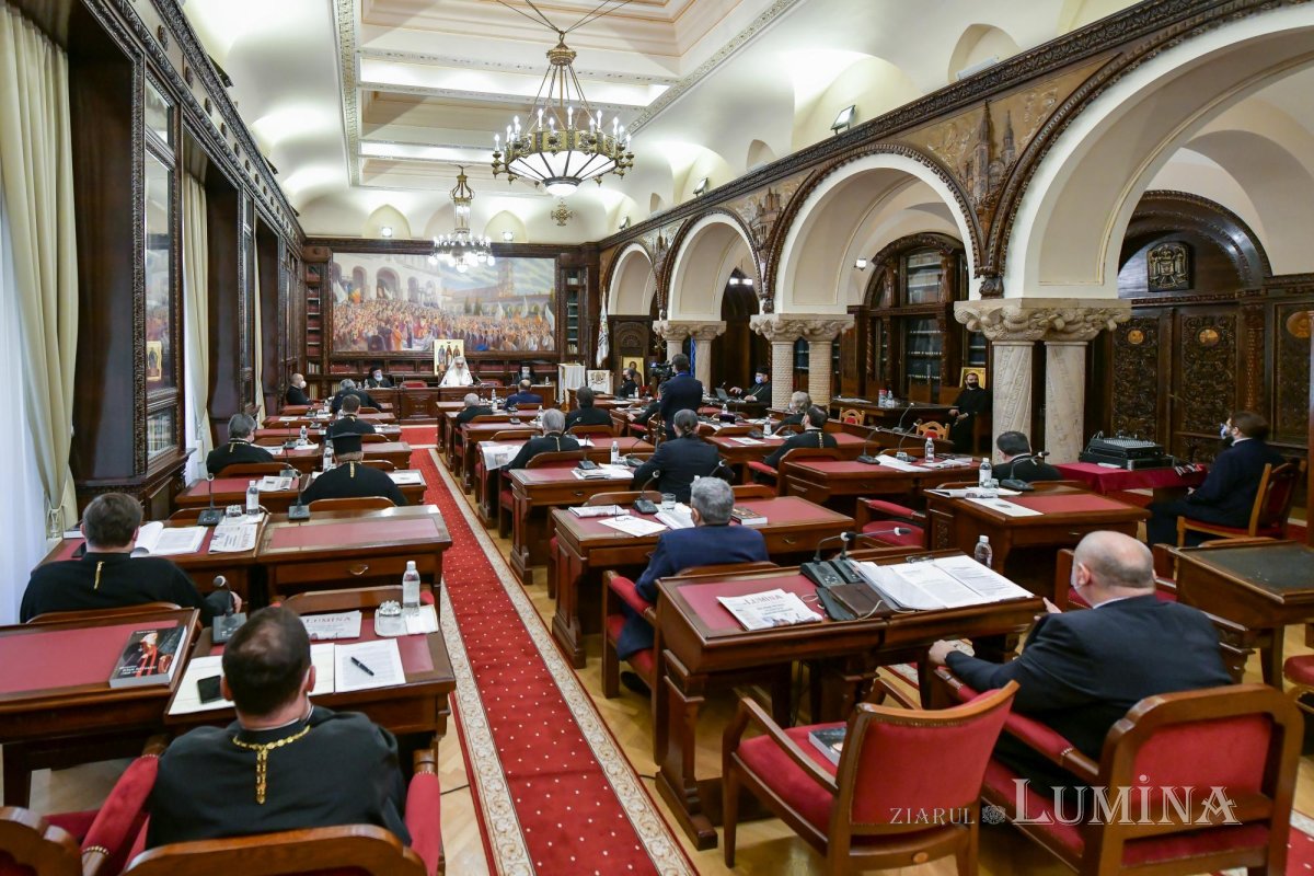 Sedința de lucru a Consiliului Național Bisericesc la Patriarhie 164487