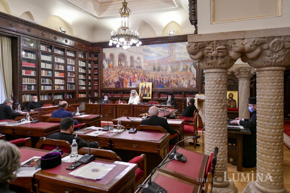Sedința de lucru a Consiliului Național Bisericesc la Patriarhie 164488