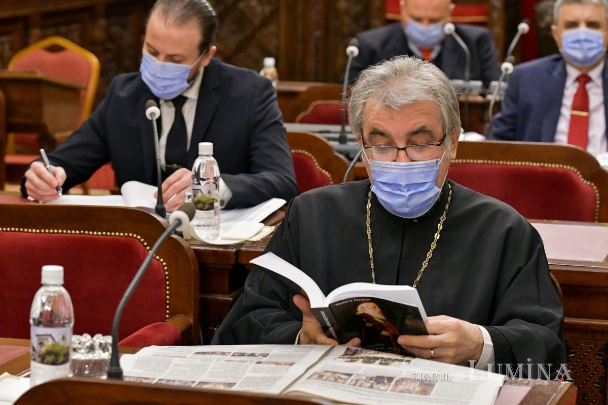 Sedința de lucru a Consiliului Național Bisericesc la Patriarhie 164490