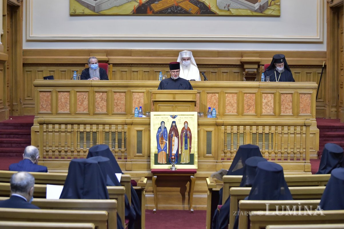 Întrunirea Adunării Naționale Bisericești la Palatul Patriarhiei din București  164579