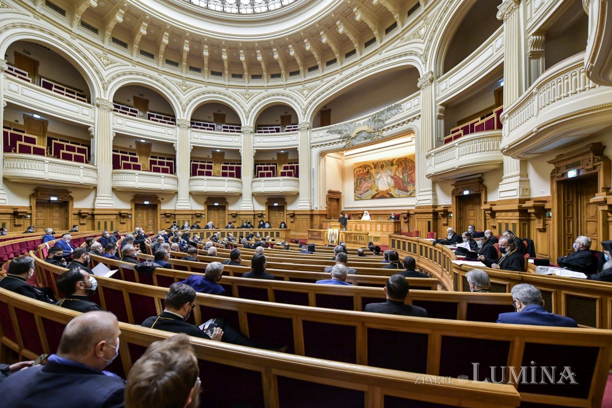 Întrunirea Adunării Naționale Bisericești la Palatul Patriarhiei din București  164600