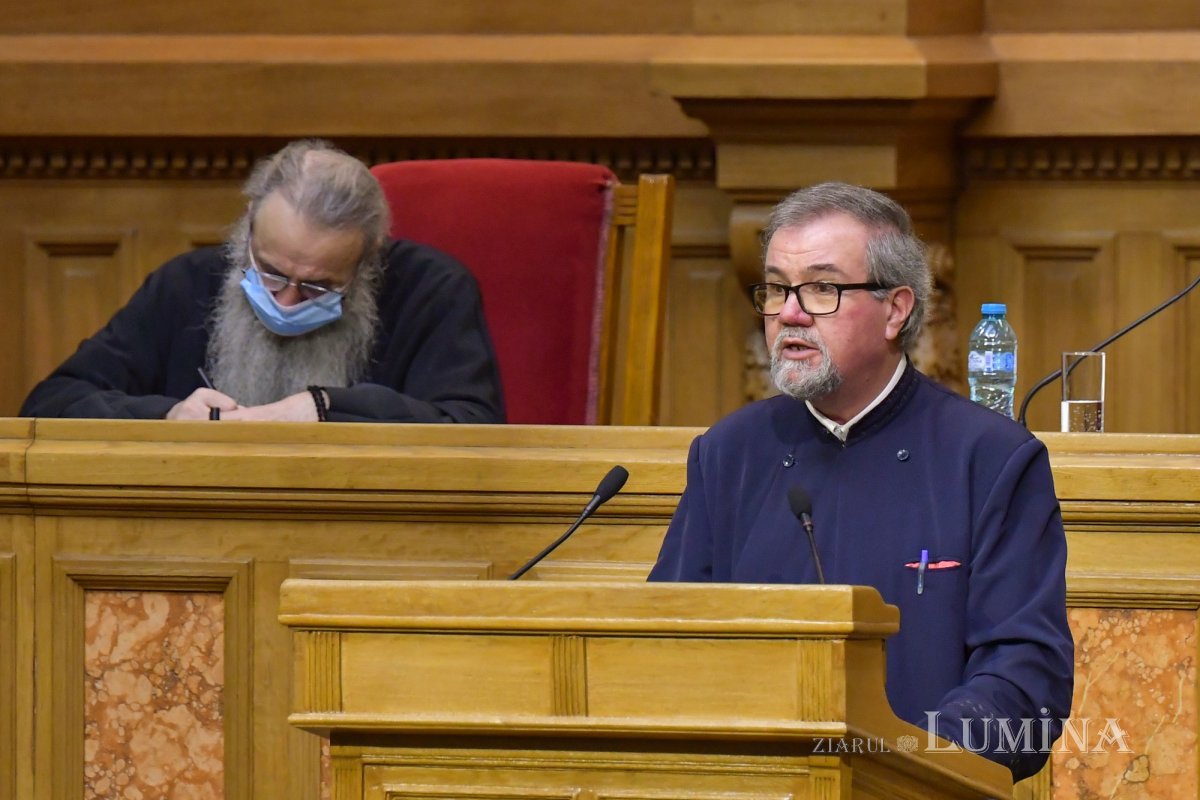 Întrunirea Adunării Naționale Bisericești la Palatul Patriarhiei din București  164605