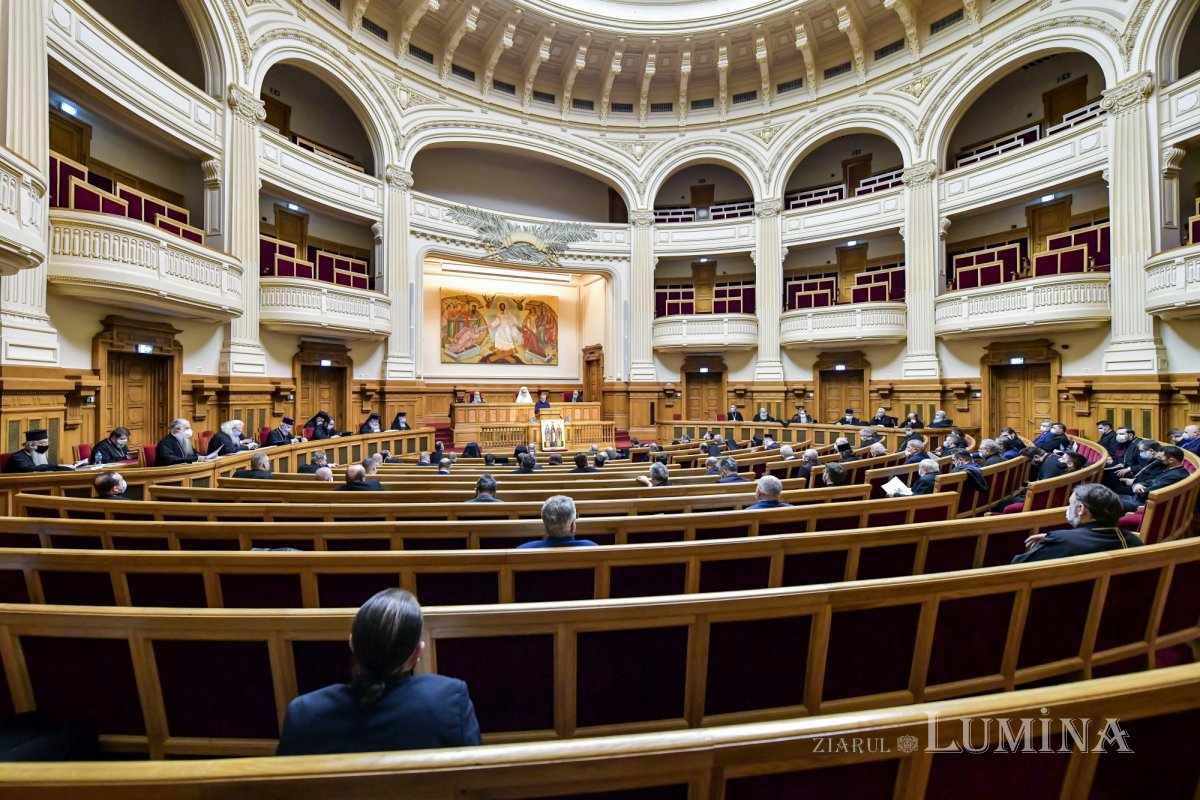 Întrunirea Adunării Naționale Bisericești la Palatul Patriarhiei din București  164606