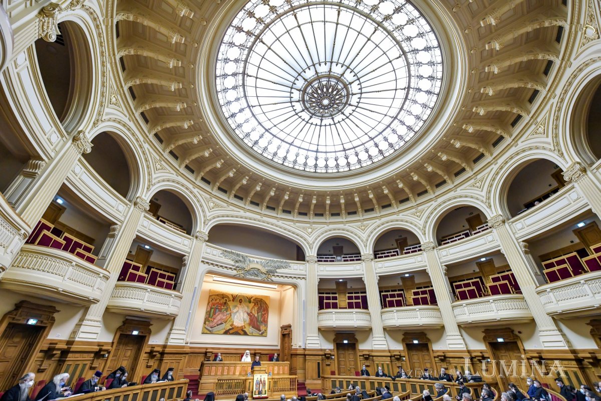 Întrunirea Adunării Naționale Bisericești la Palatul Patriarhiei din București  164607
