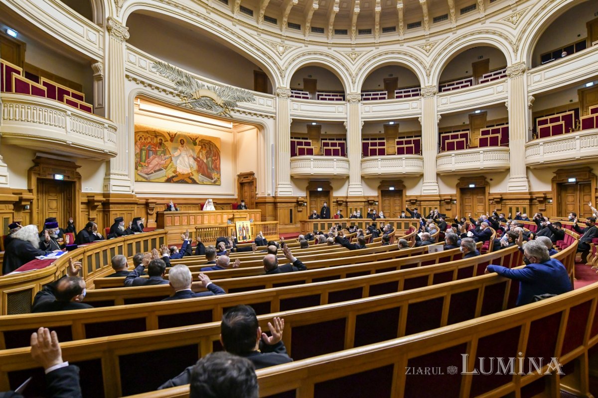 Întrunirea Adunării Naționale Bisericești la Palatul Patriarhiei din București  164617